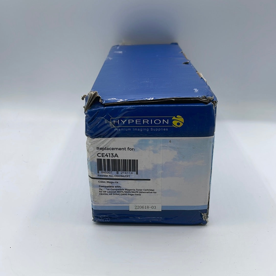 New Hyperion CE413A 220618-03 Magenta Replacement Cartridge