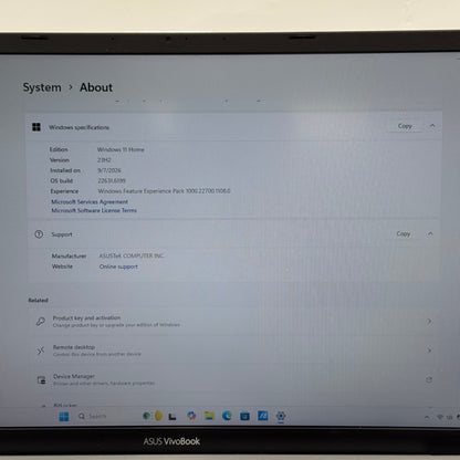 Asus Vivobook 17 X712J 17.3" i3-1005G1 1.2GHz 8GB RAM 1TB HDD 256GB SSD READ
