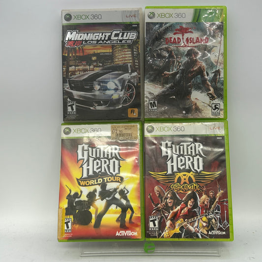 Lot of 4 Microsoft Xbox 360 Games