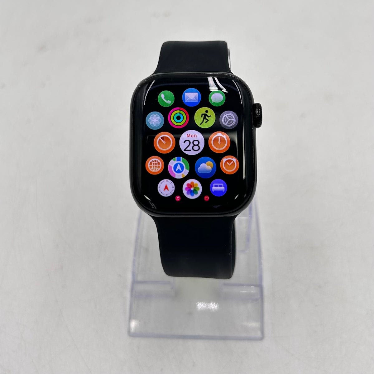 GPS Only Apple Watch Series 10 42MM Black Aluminum Black Solo Loop MWWX3LW/A