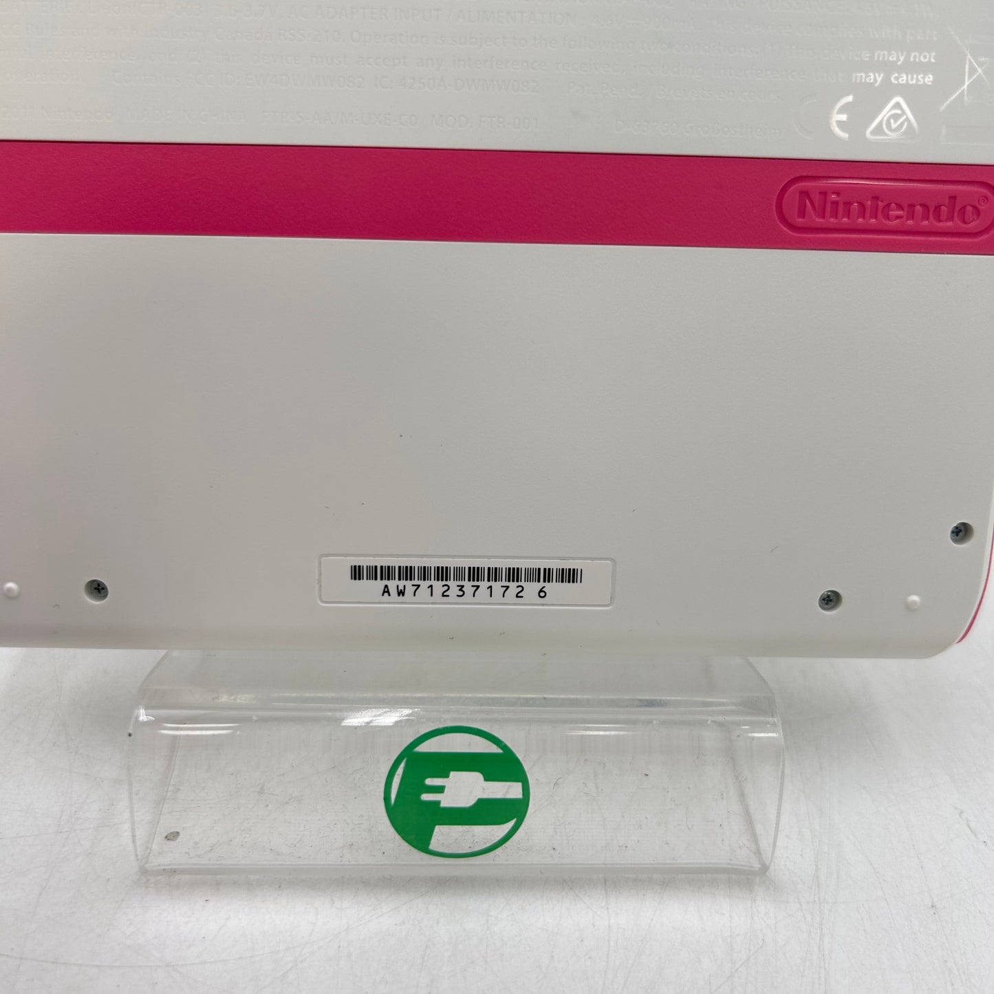 Nintendo 2DS Handheld Game Console Only FTR-001 Pink/White