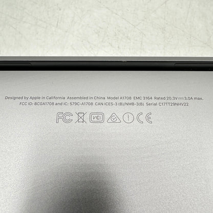 2017 Apple MacBook Pro 13.3" i5 2.3GHz 8GB RAM 128GB SSD Space Gray A1708
