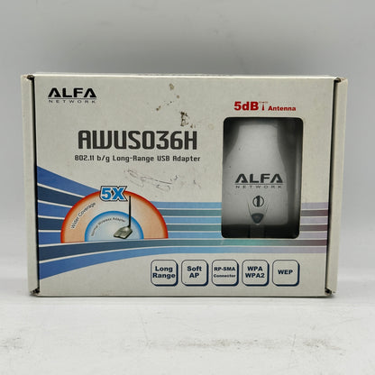 Alfa Network 802.11 b/g  Long Range USB Adapter AWUS036H