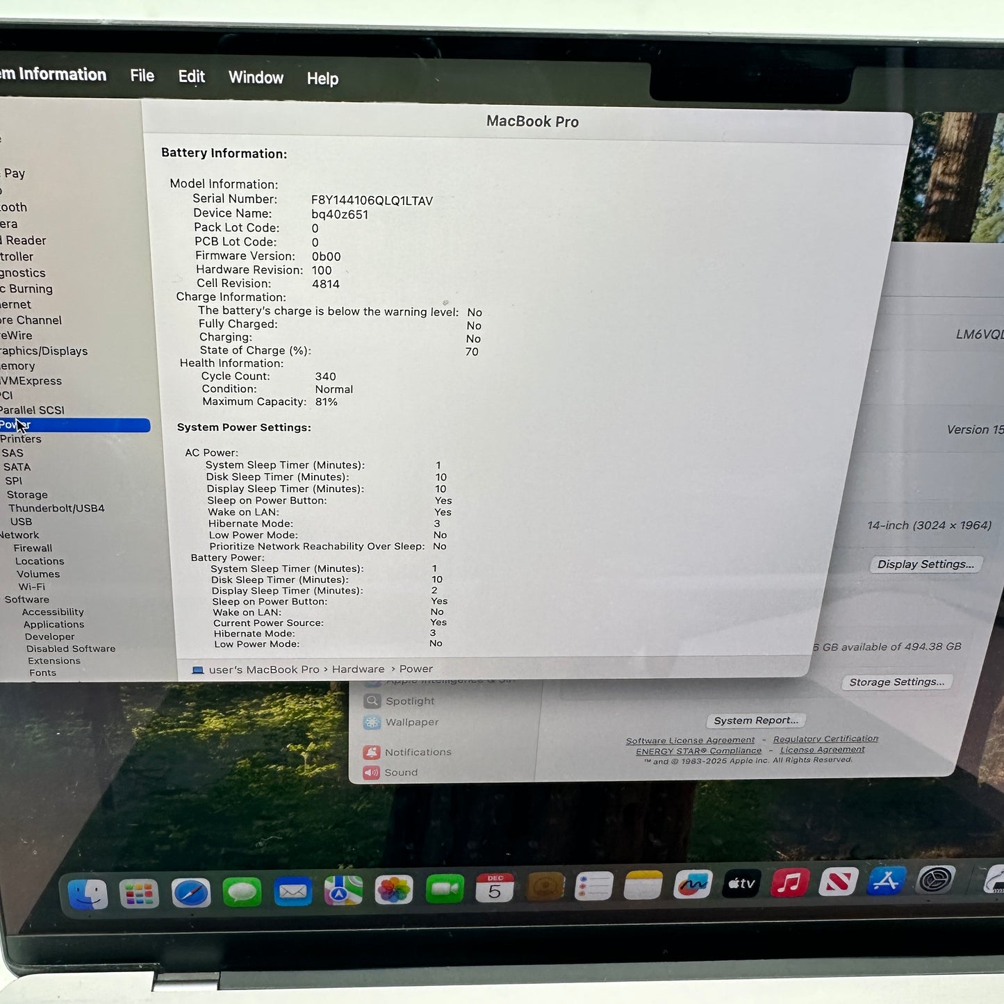 2021 Apple MacBook Pro 14" M1 Pro 14C GPU 3.2GHz 16GB RAM 512GB SSD A2442