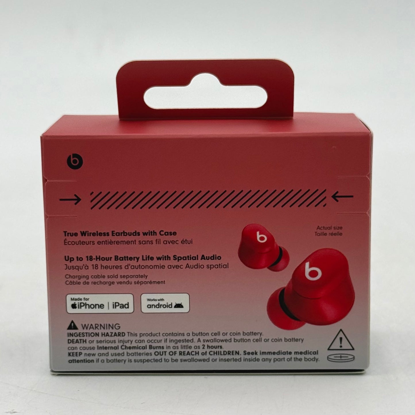 New Beats Solo Buds Wireless In-Ear Bluetooth Headphones Red MUW03LL/A