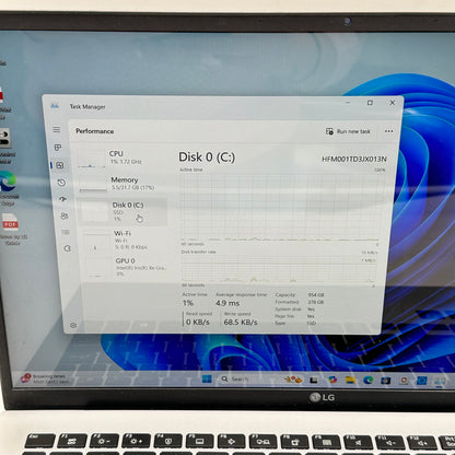 LG Gram 15Z090P 15.6" i7-1165G7 2.8GHz 32GB RAM 1TB SSD Silver W11H