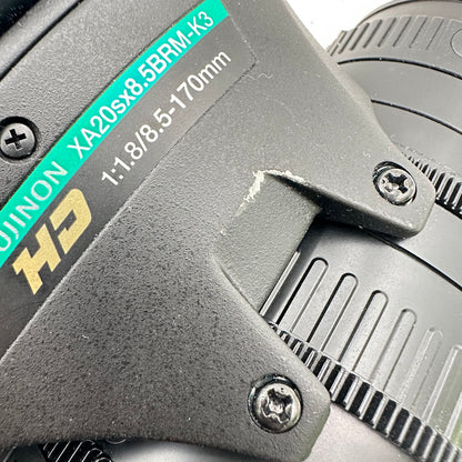 Fujinon HD TV Zoom Lens XA20sx8.5BRM‑K3 8.5-170mm f/1.8 2/3" B4 mount