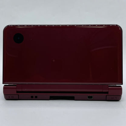 Broken Nintendo DSi XL Handheld Game Console TWL-001 Burgundy Power Issue