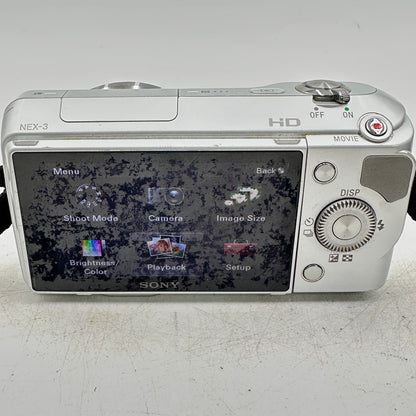 Sony Alpha NEX-3 14.2MP Mirrorless Digital Camera 3486 SC Camera Body Only