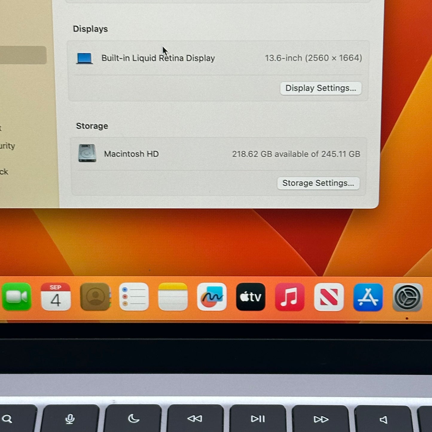 2022 Apple MacBook Air 13.6" M2 8C GPU 3.5GHz 8GB RAM 256GB SSD A2681