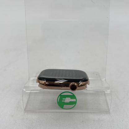 Unlocked Apple Watch Series 11 46MM Gold Titanium Black Sport Band MFC34LW/A