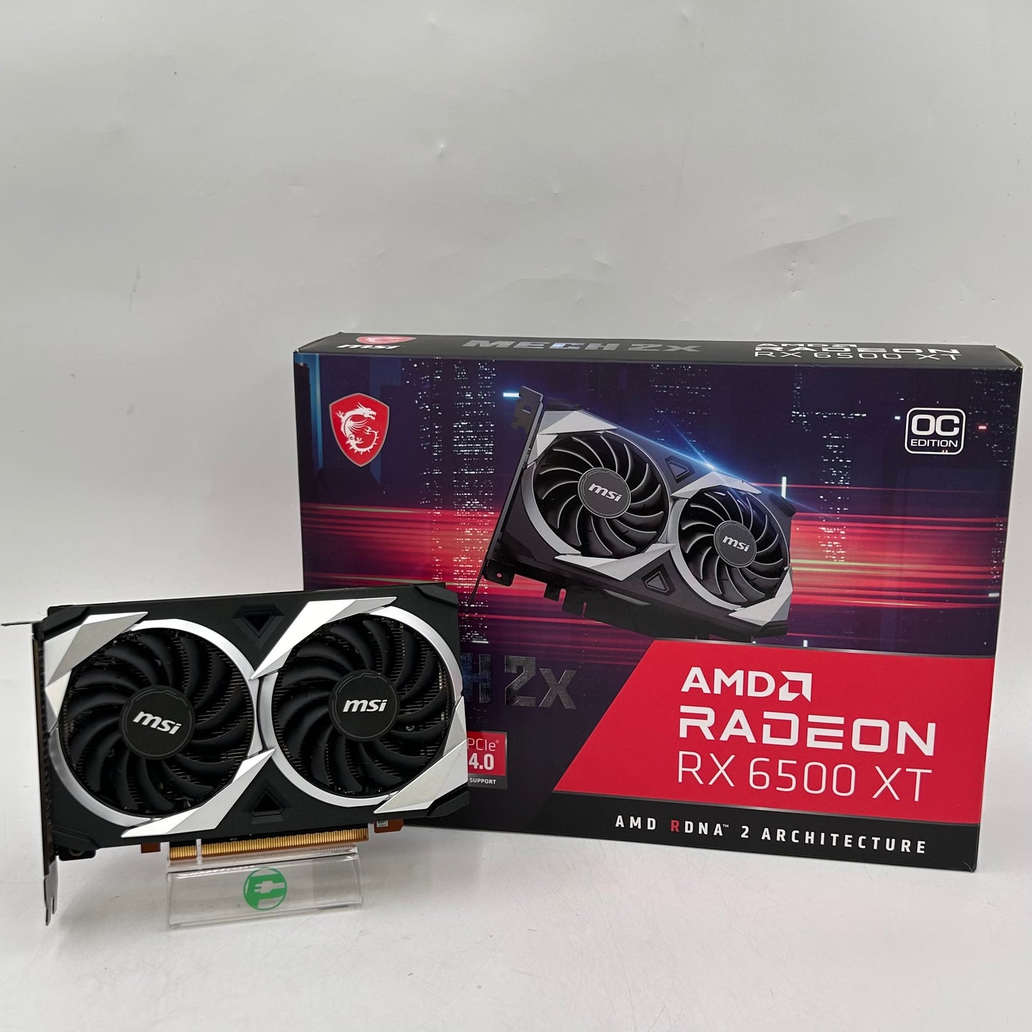MSI Radeon RX 6500 XT Mech 2X OC 4GB GDDR6 Graphics Card V508