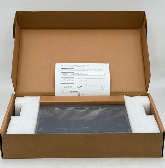 New Vivotek AW-GEV-264B-370 24xGE PoE + 2xGE SFP Web Smart Managed Switch