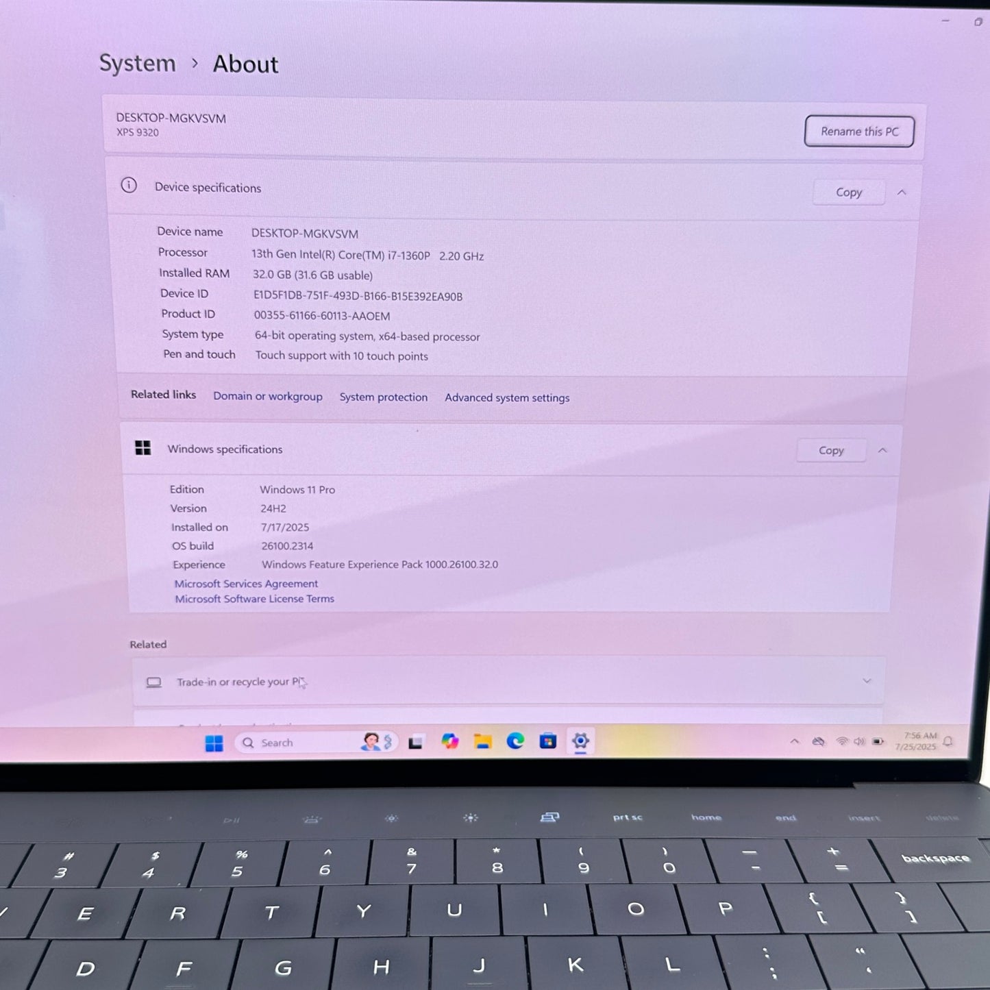 Dell XPS 13 Plus 9320 13.4" i7-1360P 2.2GHz 32GB RAM 1TB SSD