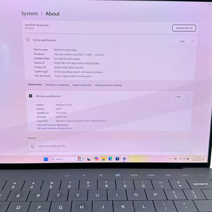 Dell XPS 13 Plus 9320 13.4" i7-1360P 2.2GHz 32GB RAM 1TB SSD