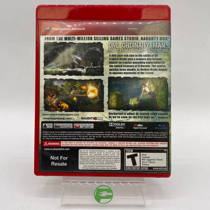 Uncharted Drake's Fortune  (PlayStation 3 PS3, 2007)