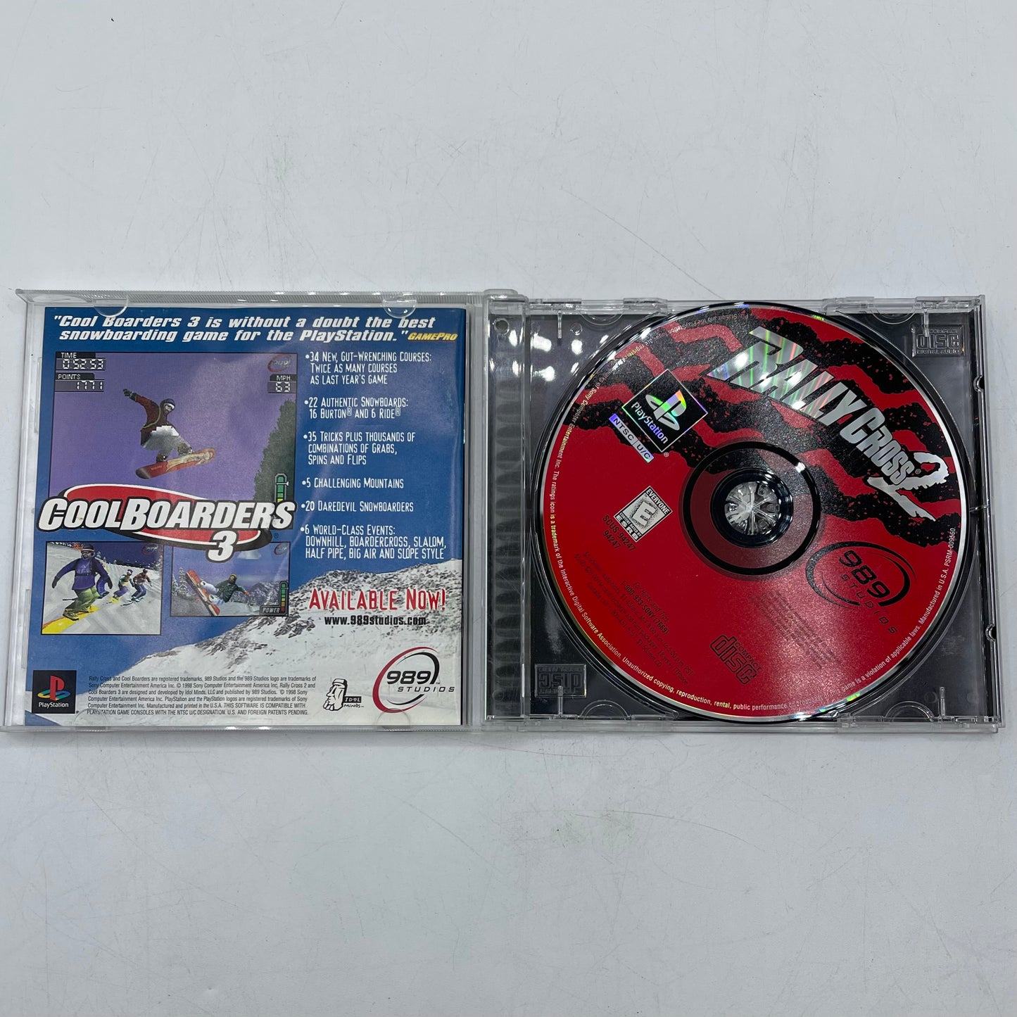 Rally Cross 2 (PlayStation 1 PS1, 1998)