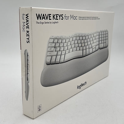 New logitech Wave Keys with Cushioned Palm Rest Wireless Keyboard For Mac