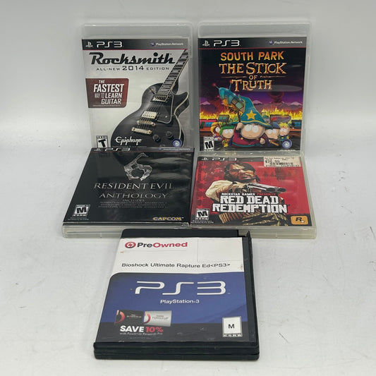 Lot of 5 Sony PlayStation 3 PS3 Games