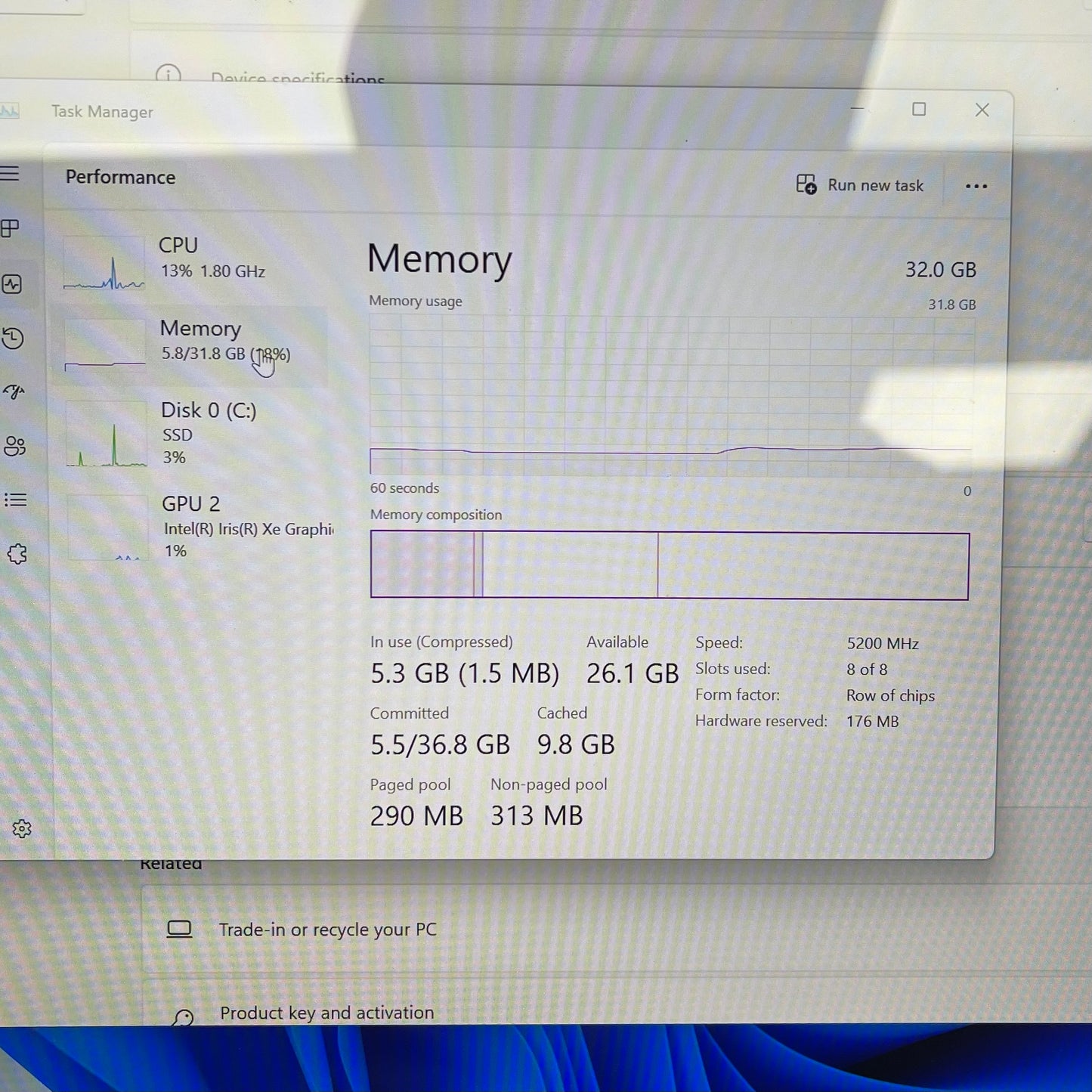 Microsoft Surface Laptop 5 1979 i7-1265U 2.7GHz 32GB RAM 1TB Remotely Managed