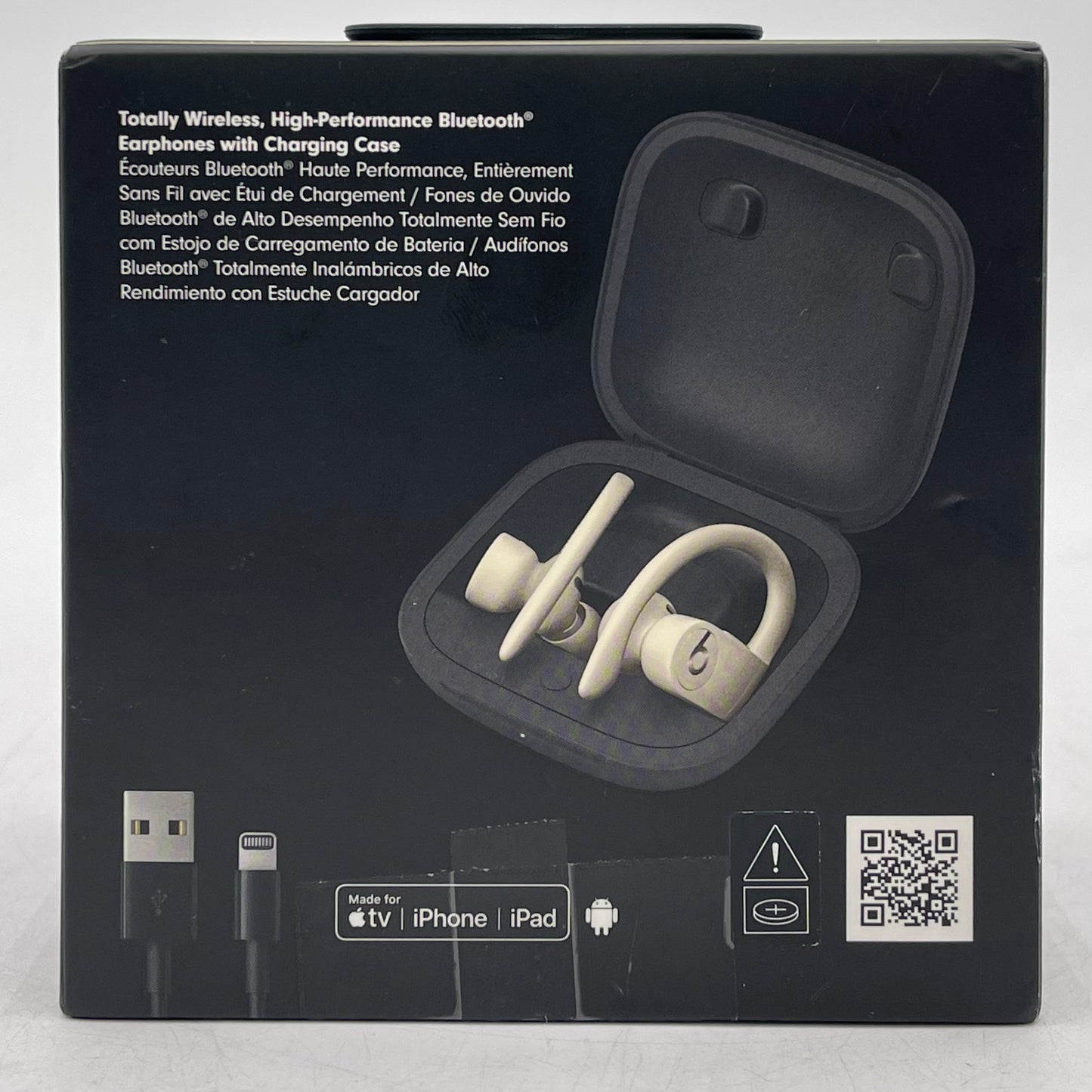 New Beats Powerbeats Pro Wireless In-Ear Bluetooth Earbuds Black/Beige MY5D2LL/A