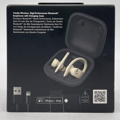 New Beats Powerbeats Pro Wireless In-Ear Bluetooth Earbuds Black/Beige MY5D2LL/A