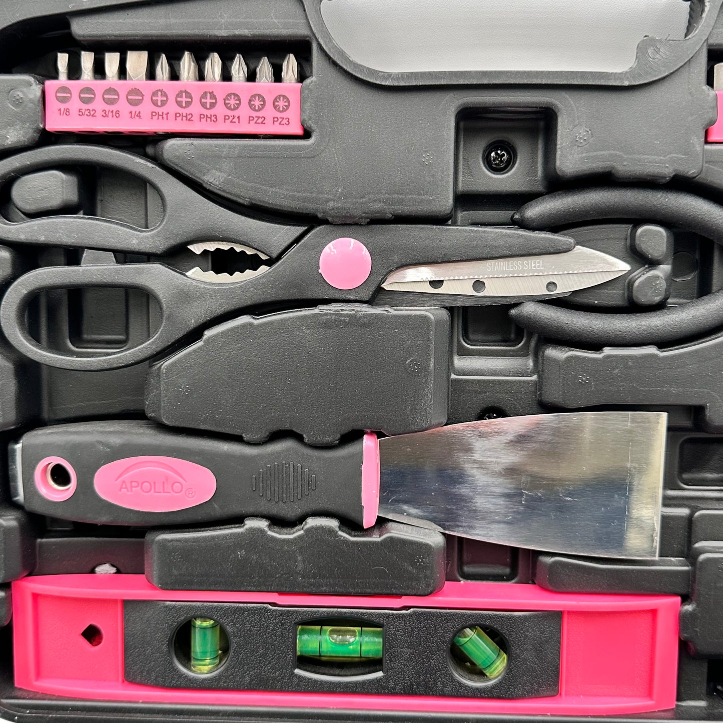 New Apollo 135 Piece Household Tool Kit 3.6V Tool Kit