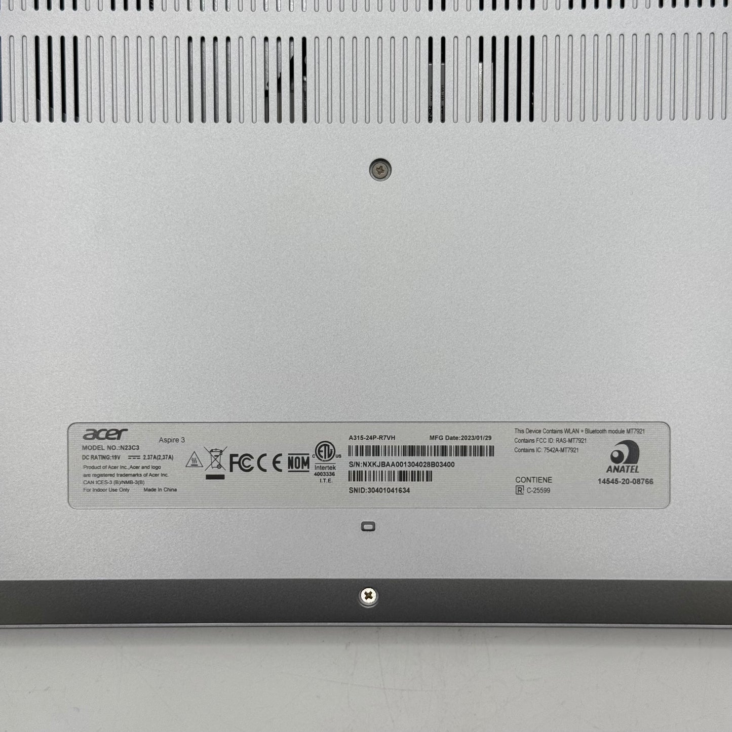 Acer Aspire 3 A315-24P-R7VH 15.6" Ryzen 3 7320U 2.4GHz 8GB RAM 128GB SSD