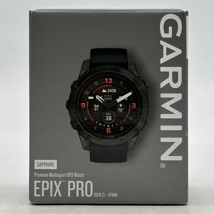 New Garmin Epix Pro Gen 2 47mm Premium Multisport GPS Watch 010-02803-10
