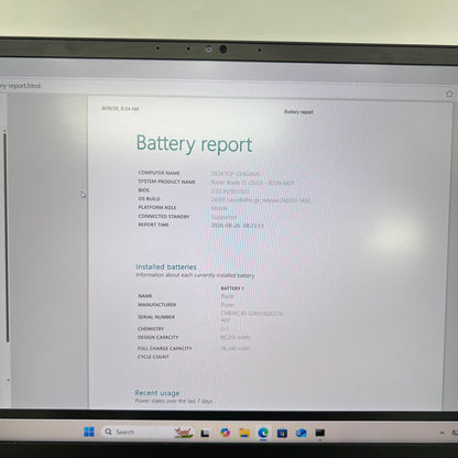 Razer Blade 15 RZ09-0421 15.6" i7-12800H 16GB RAM 1TB SSD GeForce RTX 3070 Ti