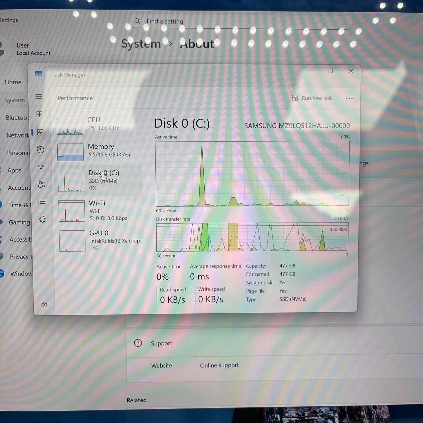Microsoft Surface Studio 1964 14.4" i5-11300H 3.1GHz 16GB RAM 512GB SSD