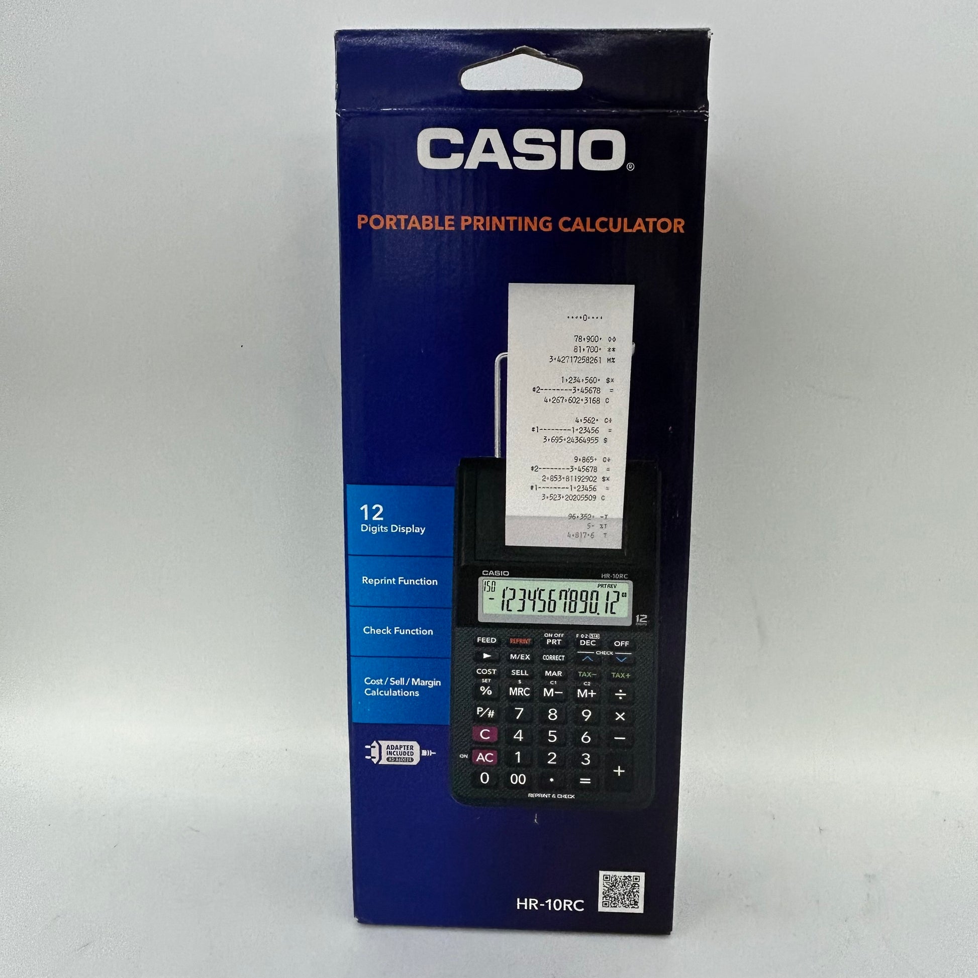 New Casio Portable Printing Electric Calculator HR10RC PayMore Chelsea