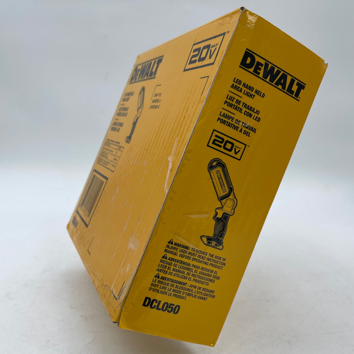 New DeWalt DCL050 20V MAX Led Hand Area Light