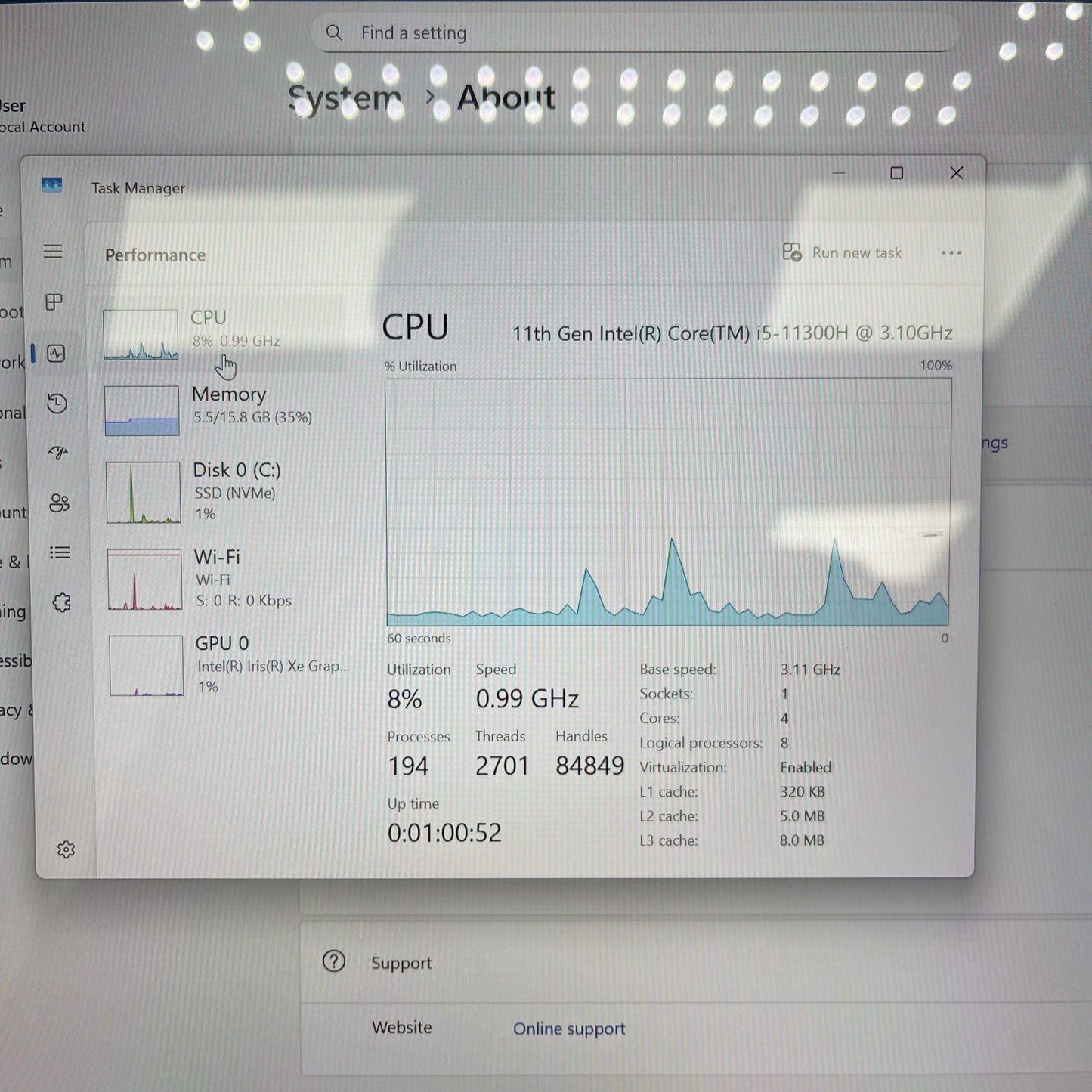 Microsoft Surface Studio 1964 14.4" i5-11300H 3.1GHz 16GB RAM 512GB SSD