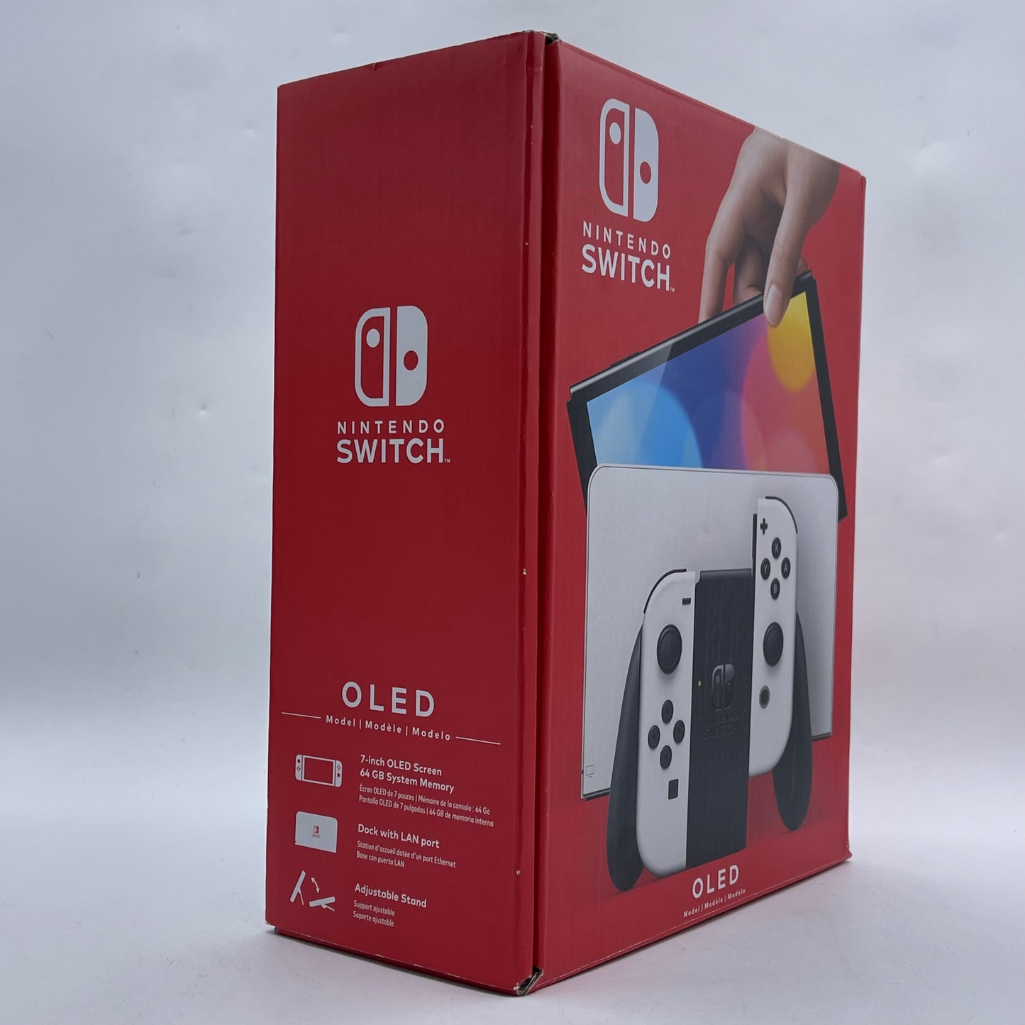 New Nintendo Switch OLED Console Gaming System HEG-001 Arctic White