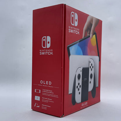 New Nintendo Switch OLED Console Gaming System HEG-001 Arctic White