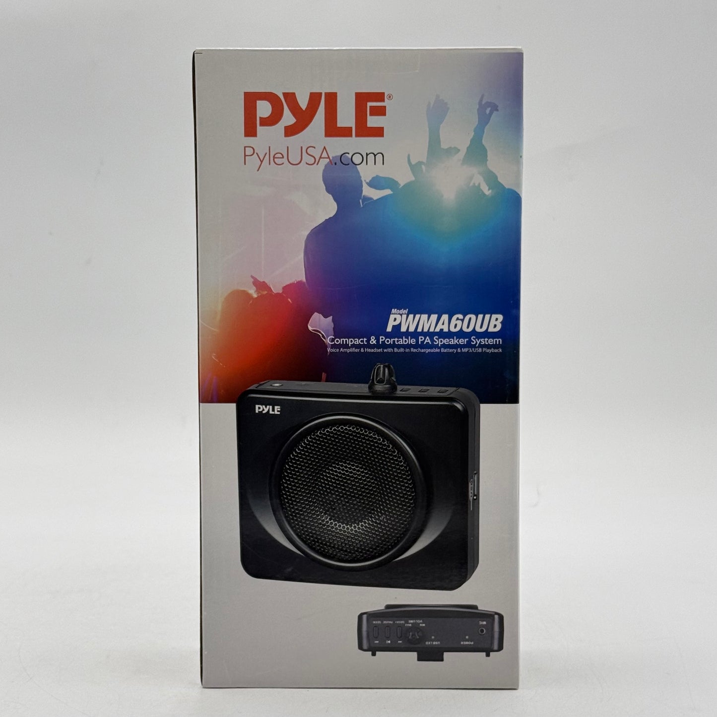 Pyle Compact & Portable PA Speaker System  Bluetooth Karaoke Speaker PWMA60UB