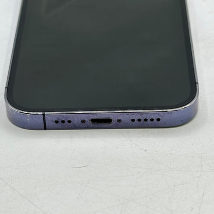 Factory Unlocked Apple iPhone 14 Pro 256GB Deep Purple MQ1D3LL/A
