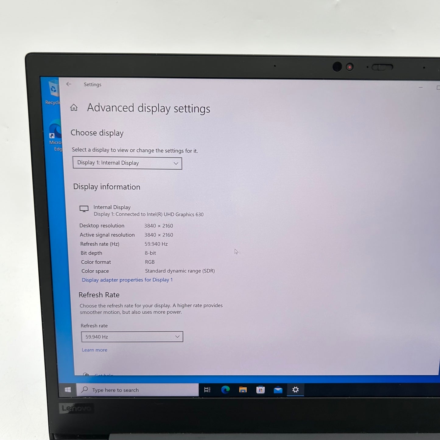 Lenovo ThinkPad P1 Gen 2 15.6" i7-9850H 2.6GHz 32GB RAM 1TB SSD Quadro T1000