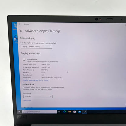 Lenovo ThinkPad P1 Gen 2 15.6" i7-9850H 2.6GHz 32GB RAM 1TB SSD Quadro T1000