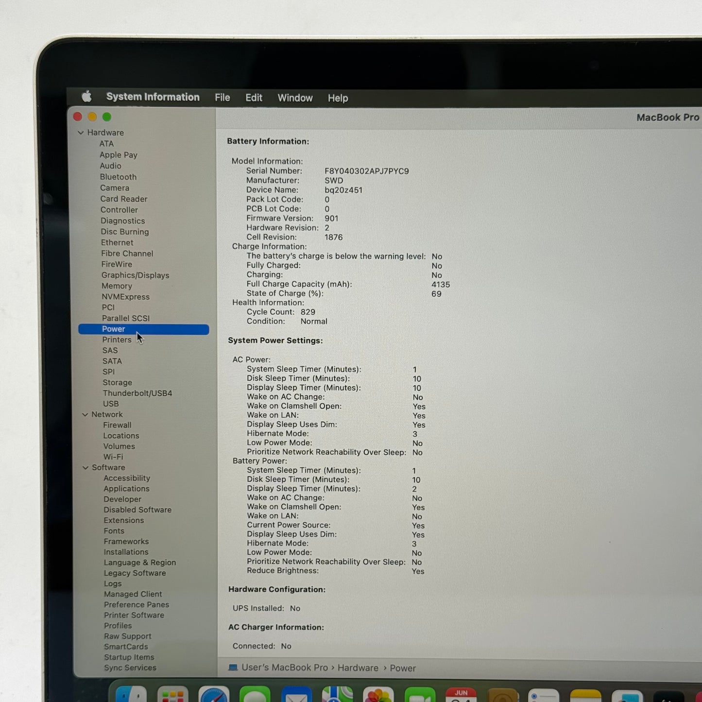 2020 Apple MacBook Pro 13.3" i5 2.0GHz 16GB RAM 512GB SSD Space Gray A2251
