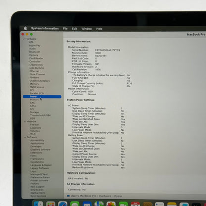 2020 Apple MacBook Pro 13.3" i5 2.0GHz 16GB RAM 512GB SSD Space Gray A2251