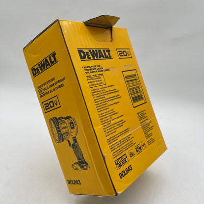 New DeWalt DCL043 20V MAX Jobsite Led Spotlight