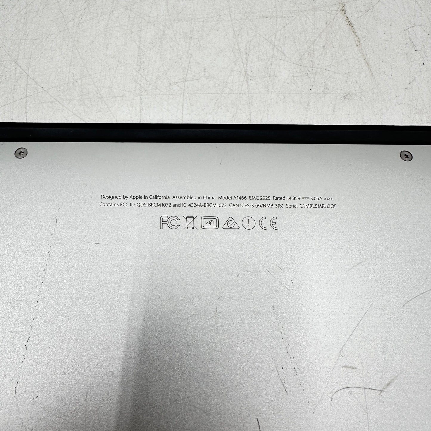2015 Apple MacBook Air 13.3" i5 1.6GHz 8GB RAM 256GB SSD Silver A1466 READ