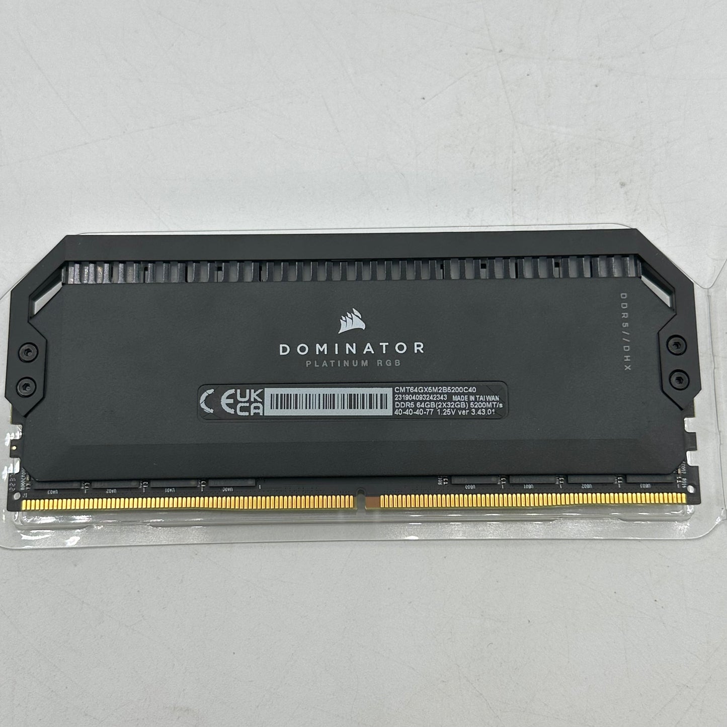 Corsair Dominator Platinum RGB 64GB (2x32GB) RAM DDR5 5200MHz CMT64GX5M2B5200C40