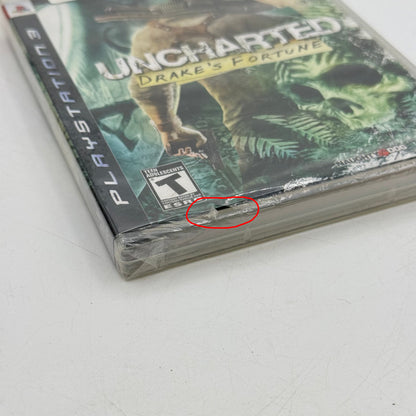 New Uncharted: Drake's Fortune (Sony PlayStation 3 PS3, 2007)