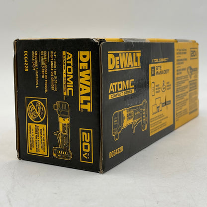 New DeWalt DCG422B 20V MAX 1/4" Right Angle Die Grinder