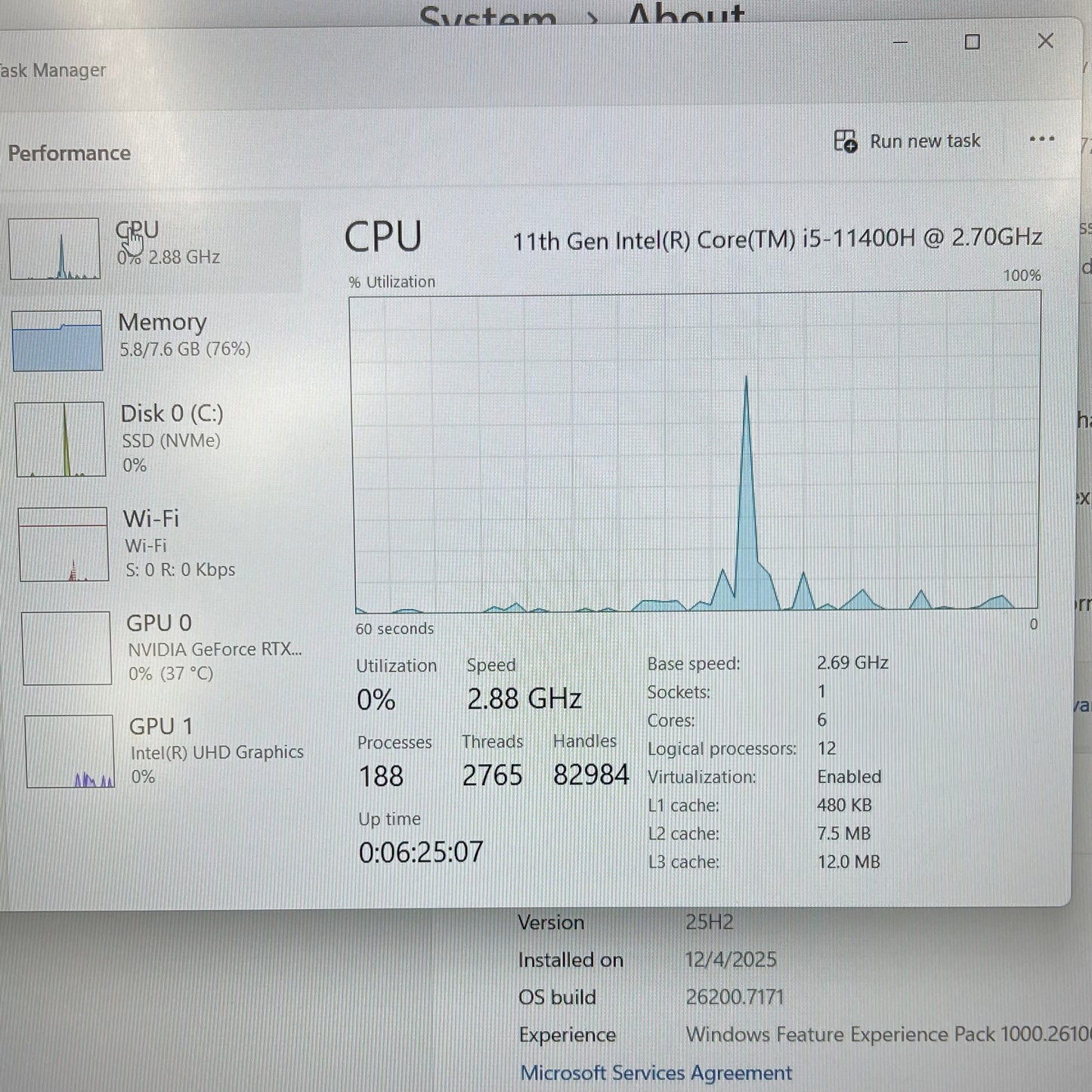 HP Victus 16-D0013DX 16.1 i5-11400H 2.7GHz 8GB RAM 256GB SSD GeForce RTX 3050