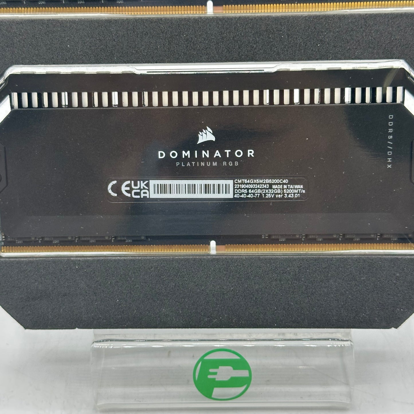 Corsair Dominator Platinum RGB 64GB (2x32GB) RAM DDR5 5200MHz CMT64GX5M2B5200C40