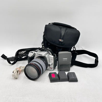 Canon EOS Rebel XTi 10.1MP Digital SLR w/ Sigma DC 18-200mm Lens & Extras